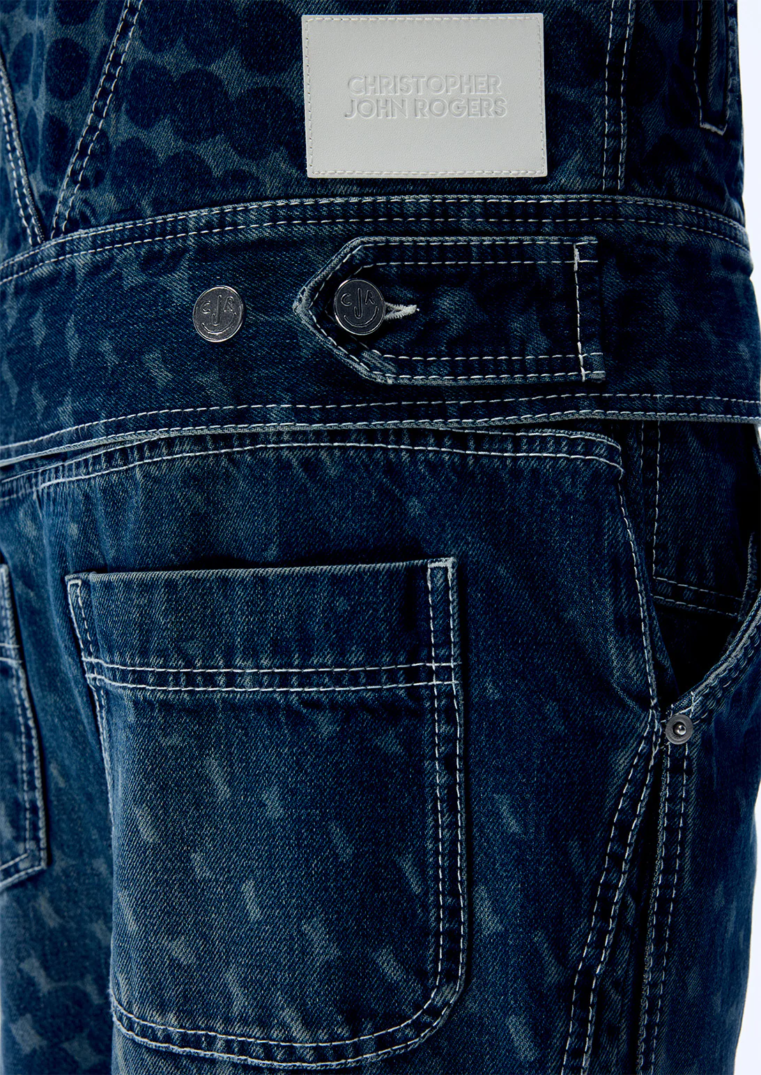 HALFTONE WIGGLE DOT STRAIGHT LEG JEAN - Image 3