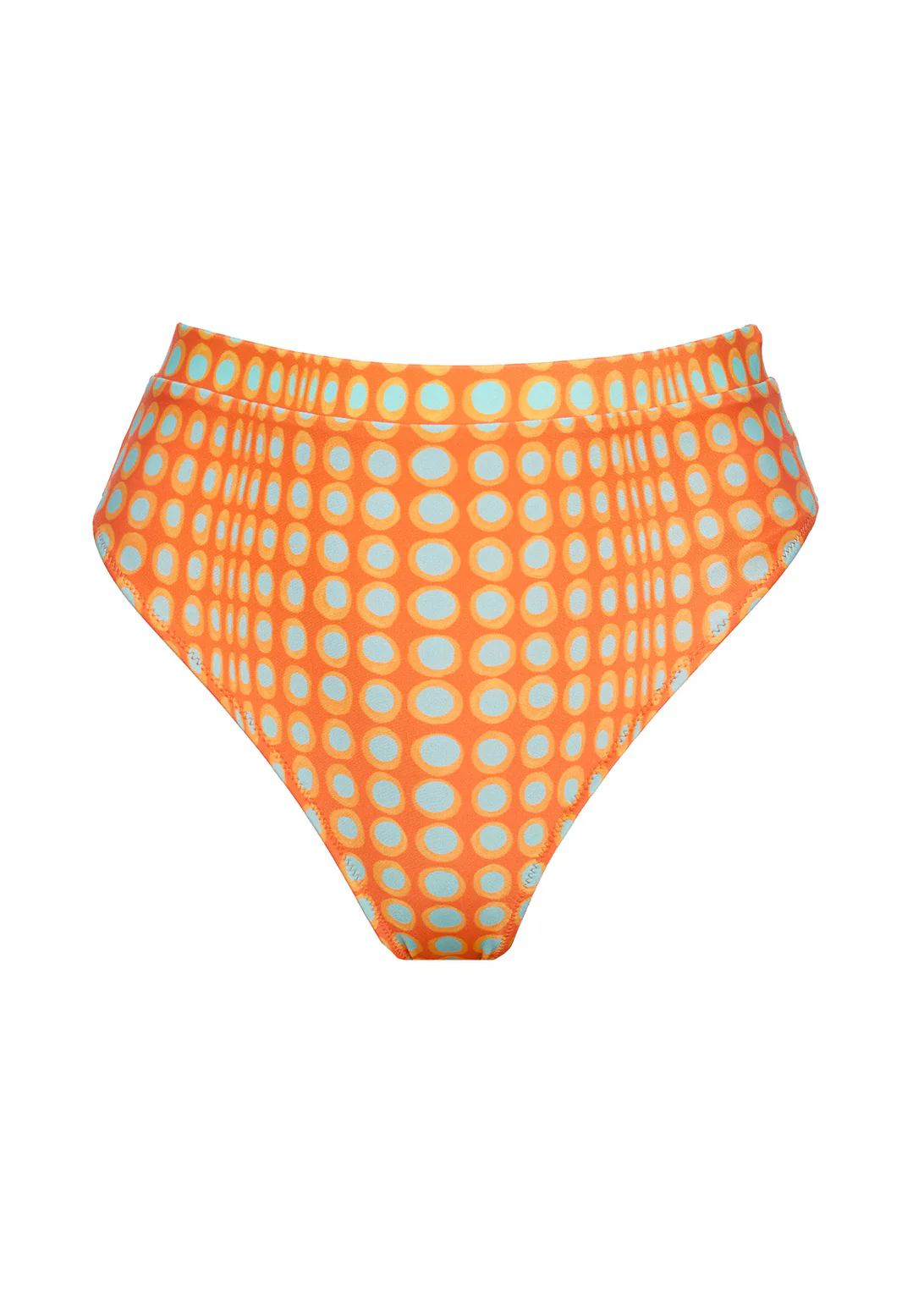 WIGGLE DOT HIGH-WAISTED BIKINI BOTTOM - Image 3
